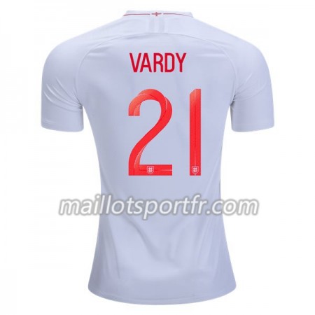 Maillot de Foot Angleterre Vardy 21 Domicile Coupe du monde 2018